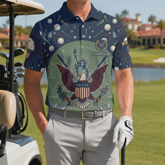 Video preview showcase capturing the 4-way stretch material flexibility, cooling sweat-wicking knit texture, and crisp color details of the polo.