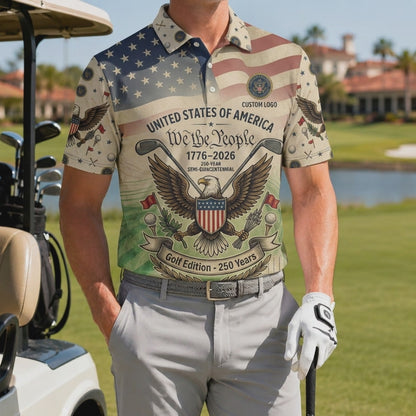 Video preview showcase capturing the 4-way stretch material flexibility, cooling sweat-wicking knit texture, and crisp color details of the polo.