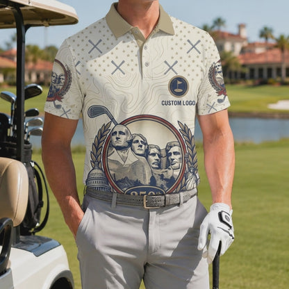 Video showcasing the breathable design and historical motif of the golf polo