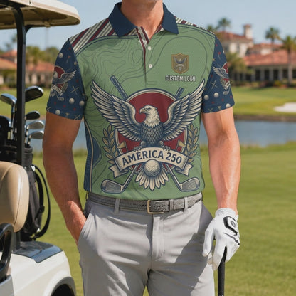 Video preview showcase capturing the 4-way stretch material flexibility, cooling sweat-wicking knit texture, and crisp color details of the polo.