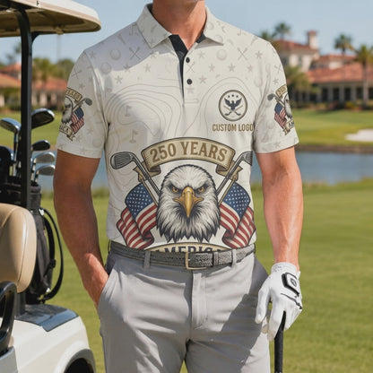 Video preview showcase capturing the 4-way stretch material flexibility, cooling sweat-wicking knit texture, and crisp color details of the polo.