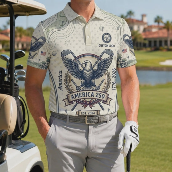 Video preview showcase capturing the 4-way stretch material flexibility, cooling sweat-wicking knit texture, and crisp color details of the polo.