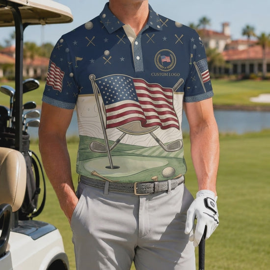Video preview showcase capturing the 4-way stretch material flexibility, cooling sweat-wicking knit texture, and crisp color details of the polo.