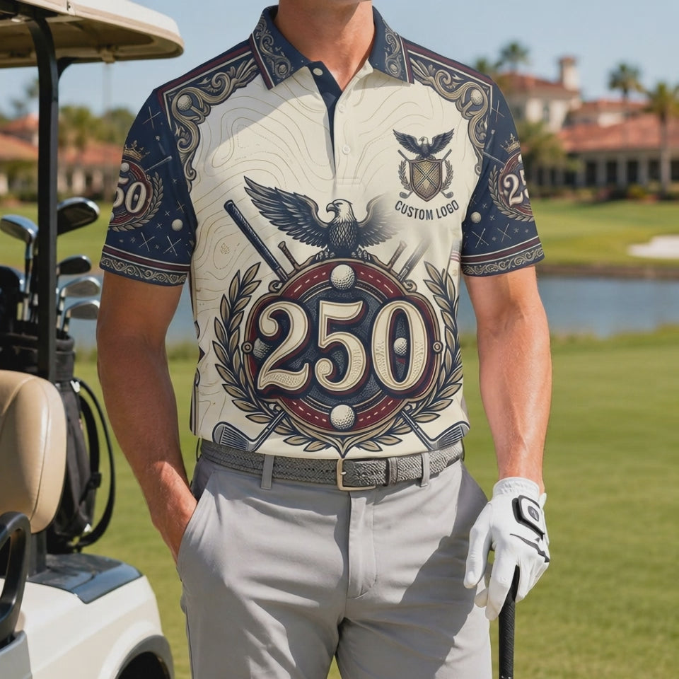 Video preview showcase capturing the 4-way stretch material flexibility, cooling sweat-wicking knit texture, and crisp color details of the polo.