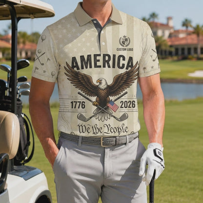 Video preview showcase capturing the 4-way stretch material flexibility, cooling sweat-wicking knit texture, and crisp color details of the polo.