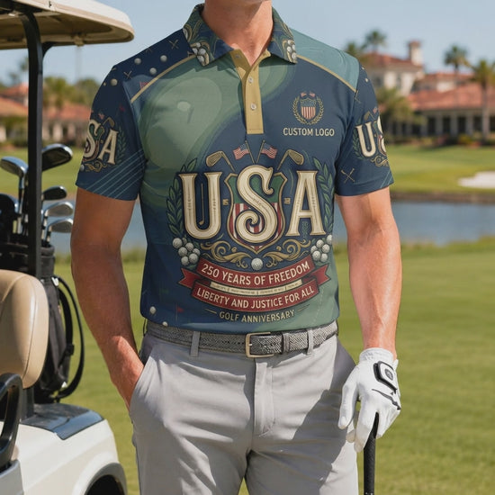 Video preview showcase capturing the 4-way stretch material flexibility, cooling sweat-wicking knit texture, and crisp color details of the polo.
