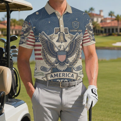 Video preview showcase capturing the 4-way stretch material flexibility, cooling sweat-wicking knit texture, and crisp color details of the polo.