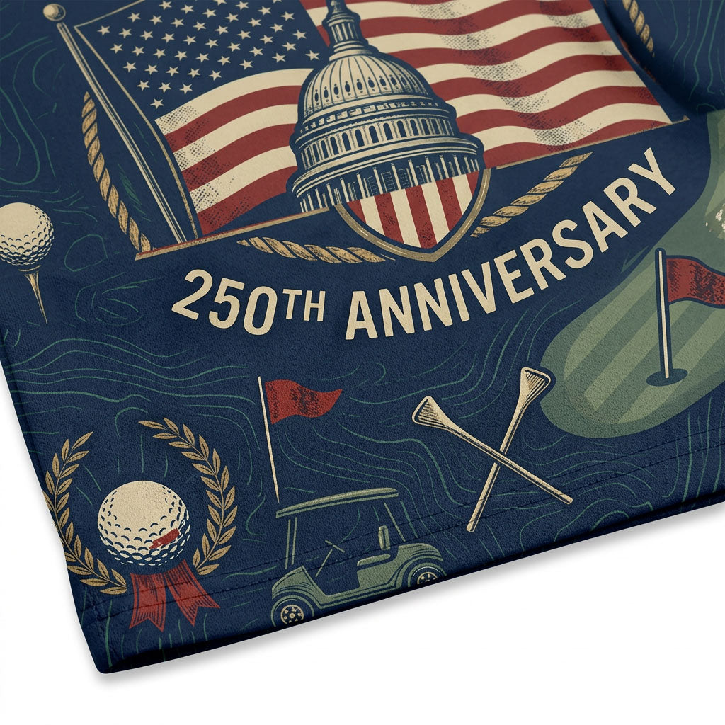 Detailed closeup of the US Capitol and 1776-2026 commemorative print