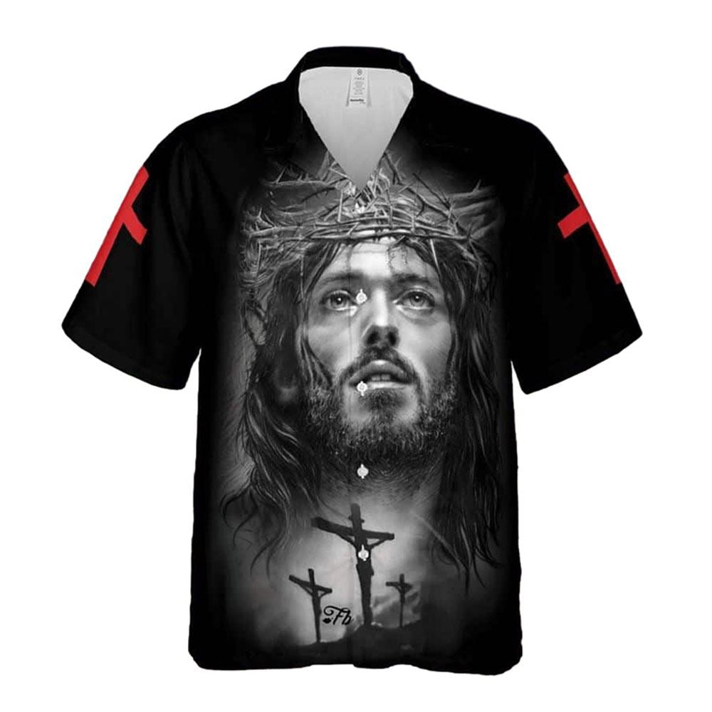 A Child Of God A Man Of Faith Religious Hawaiian Shirt For Men, Christian Hawaiian Shirt, Gift For Christian