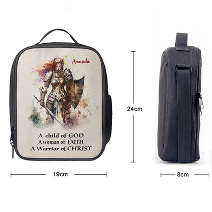 A Child Of God Personalized Lunch Bag, Christian Lunch Bag For School, Picnic, Religious Lunch Bag