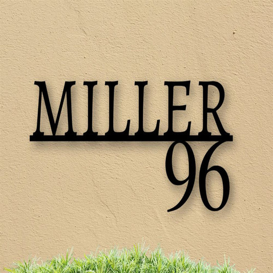 Address Metal Sign, Housewarming Gift, Metal Address Sign, Metal Family Sign, Wall Metal Sign, Home Decor Sign, Anniversary Gift