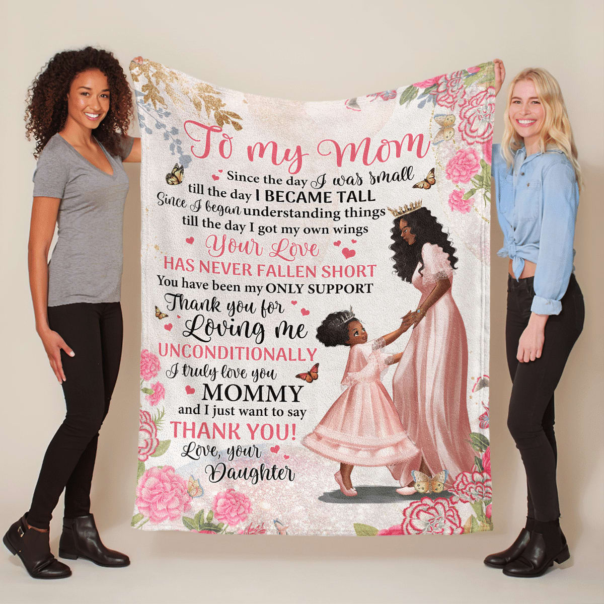 African American Since The Day I Was Small Daughter To Mom Mother's Day Gift, Birthday Gift