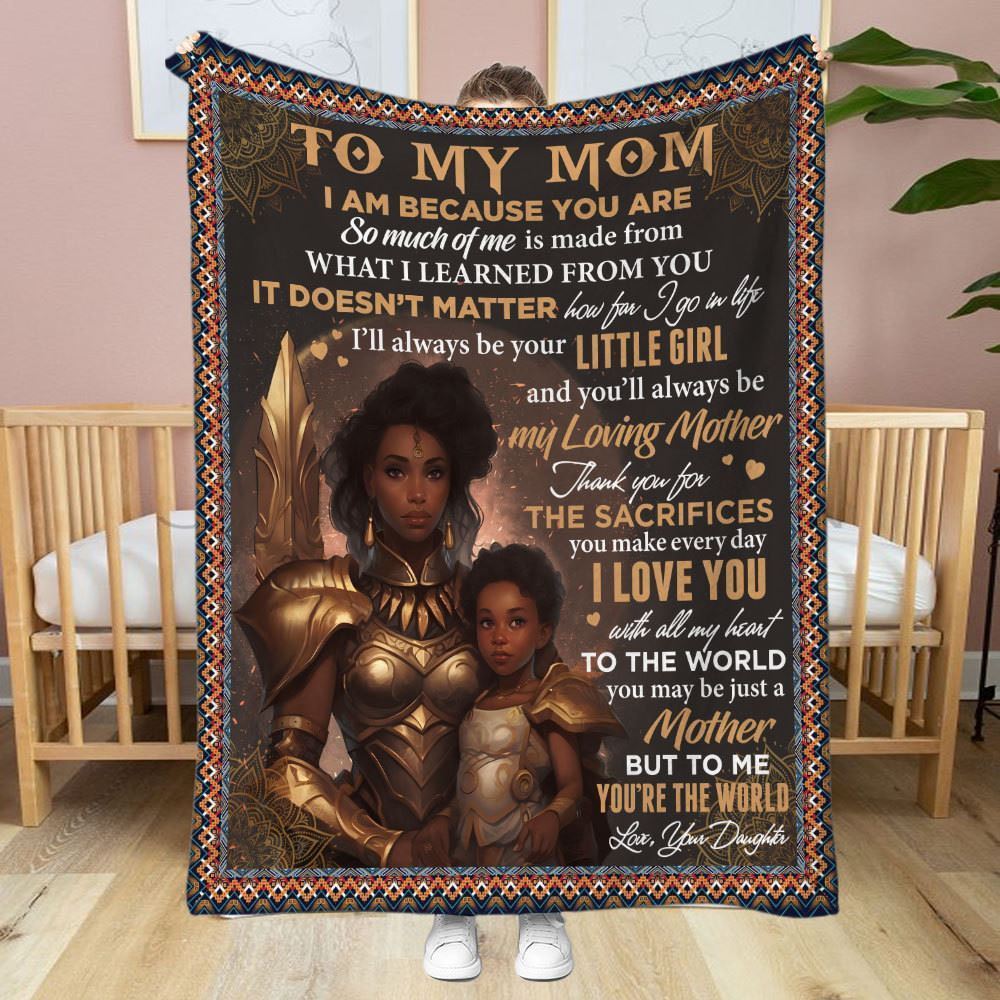African American Thanks For The Sacrifices You Make Every Day Blanket, Birthday Gift