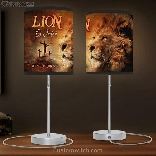 Amazing Lion Orange Sunset Lion Of Judah Table Lamb