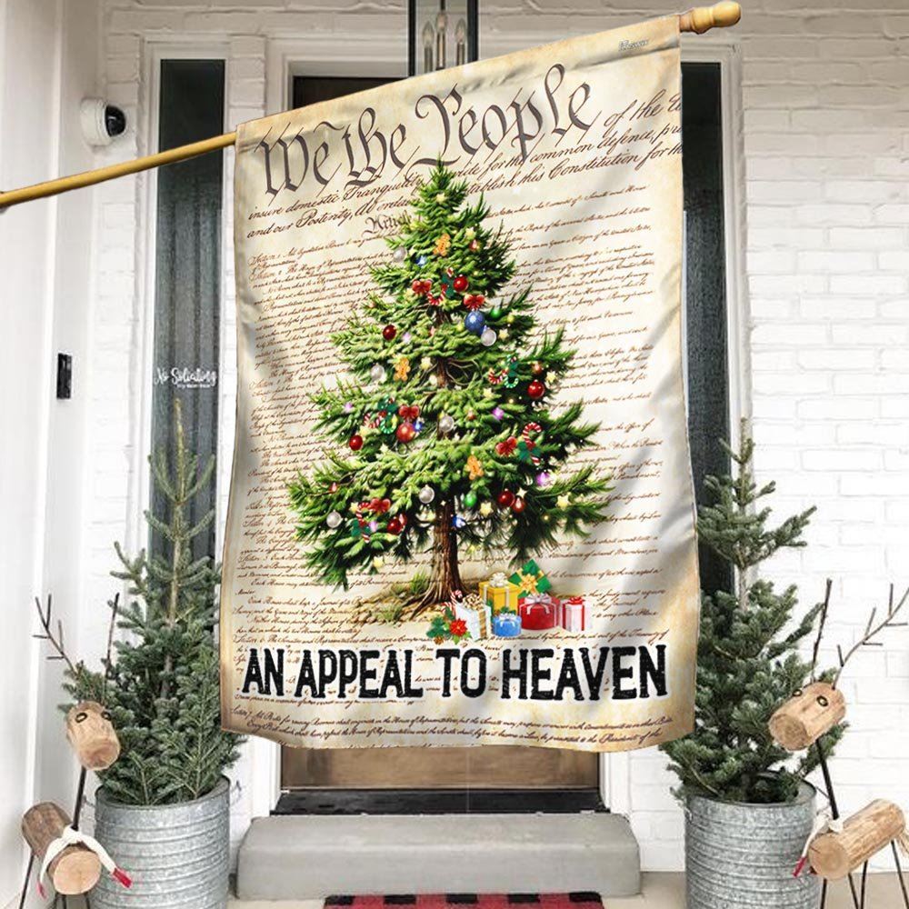 An Appeal To Heaven Christmas Pine Tree Flag, Christmas Garden Flag, Home Decor Accessories, Christmas Outdoor Decor Ideas