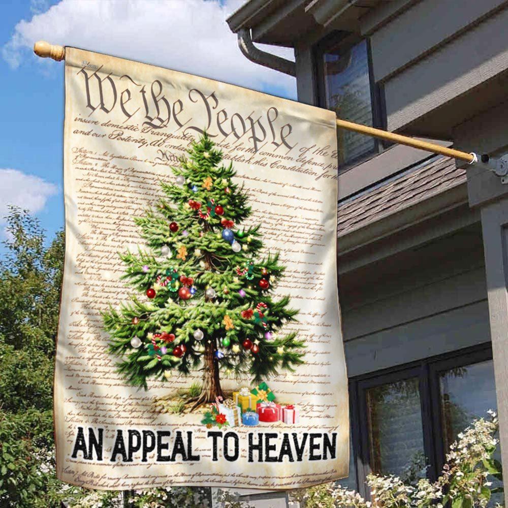An Appeal To Heaven Christmas Pine Tree Flag, Christmas Garden Flag, Home Decor Accessories, Christmas Outdoor Decor Ideas