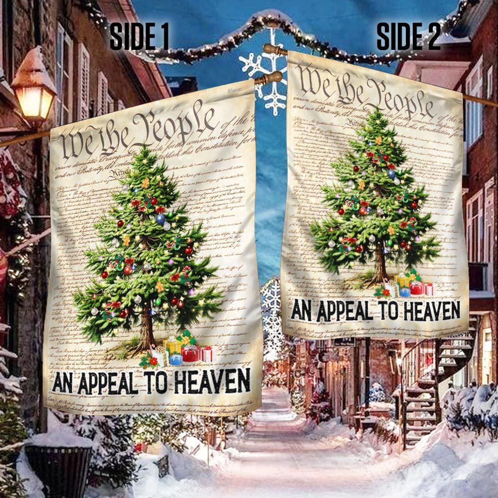 An Appeal To Heaven Christmas Pine Tree Flag, Christmas Garden Flag, Home Decor Accessories, Christmas Outdoor Decor Ideas