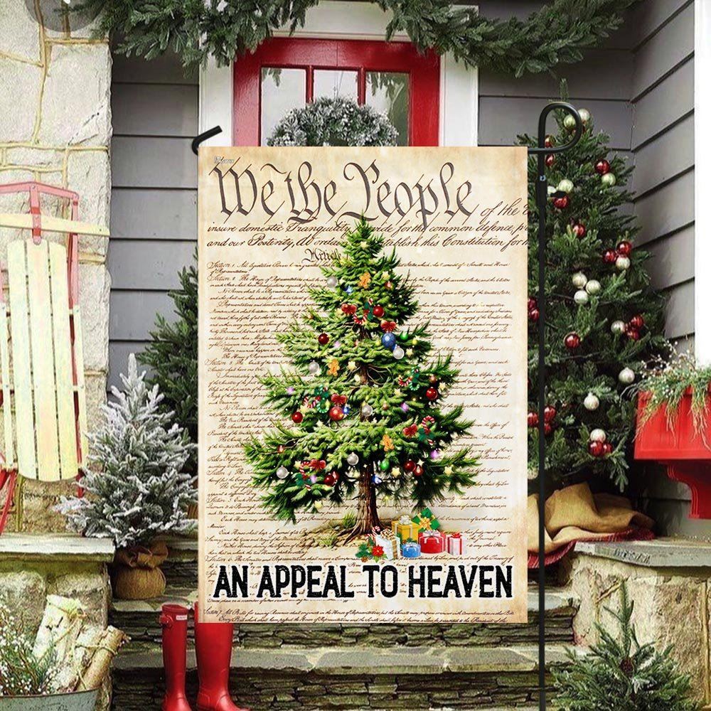 An Appeal To Heaven Christmas Pine Tree Flag, Christmas Garden Flag, Home Decor Accessories, Christmas Outdoor Decor Ideas