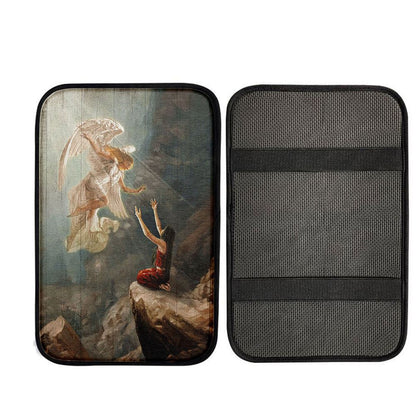 Angel The Way To Heaven Car Center Console Cover, Christian Car Interior Accessories