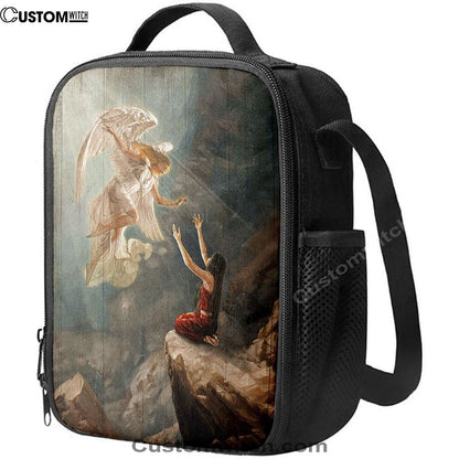 Angel The Way To Heaven Lunch Bag, Christian Lunch Bag For School, Picnic, Religious Lunch Bag