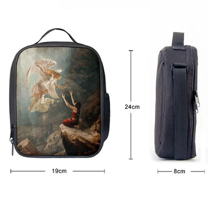 Angel The Way To Heaven Lunch Bag, Christian Lunch Bag For School, Picnic, Religious Lunch Bag