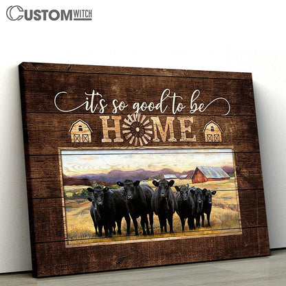 Angus Aberdeen It's so good to be home Canvas Wall Art - Bible Verse Canvas - Religious Prints
