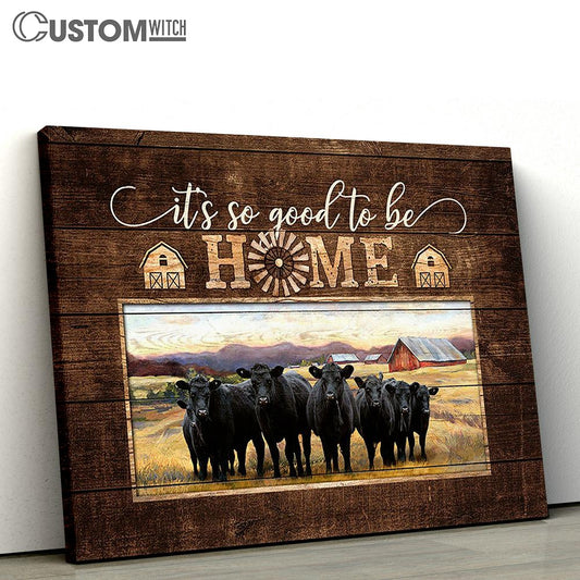 Angus Aberdeen It's so good to be home Canvas Wall Art - Bible Verse Canvas - Religious Prints