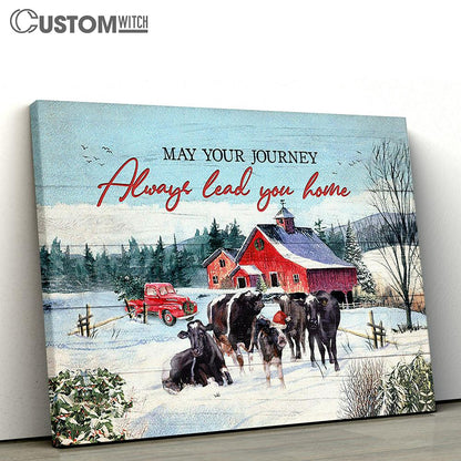 Angus Aberdeen May your journey always lead you home Canvas Wall Art - Bible Verse Canvas - Religious Prints