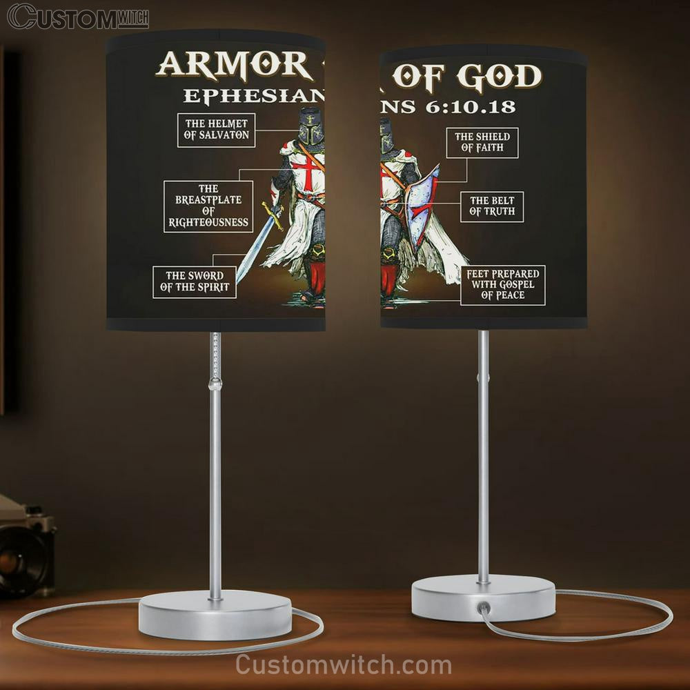 Armor Of God Table Lamb Art - Christian Lamb Gift - Religious Wall Decor