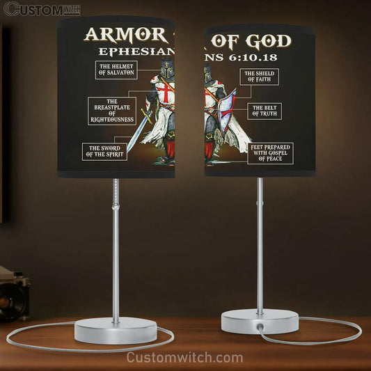 Armor Of God Table Lamb Art - Christian Lamb Gift - Religious Wall Decor