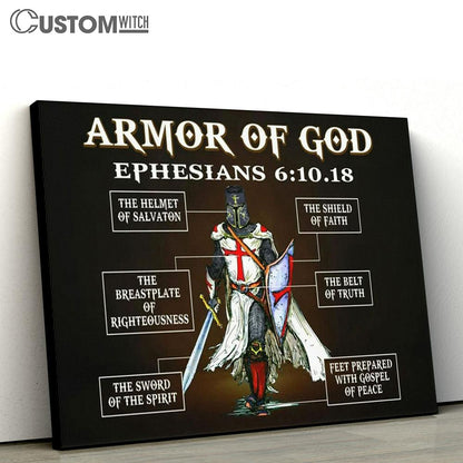 Armor Of God Canvas Art - Christian Wall Art - Religious Wall Decor