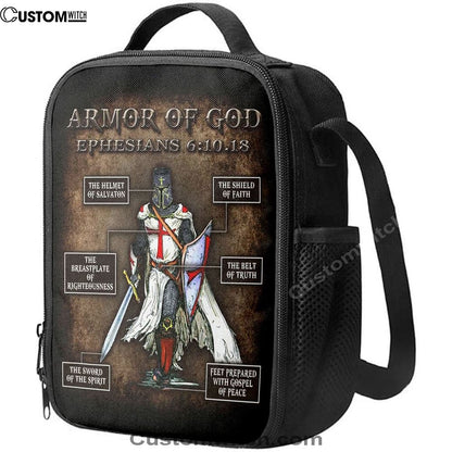 Armor Of God Lunch Bag, Christian Lunch Bag For School, Picnic, Religious Lunch Bag