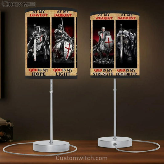 Armor Of God Warrior Of God Table Lamb Art - Christian Lamb Gift - Religious Wall Decor