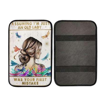 Assuming I'm Just An Old Lady Car Armrest Pad Car Armrest Pad - 40th 50th 60th 70th Birthday Gift For Women Bff, Grandmother Gift