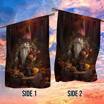 Autumn Gnome's Harvest Celebration Flag, Christmas Garden Flag, Home Decor Accessories, Christmas Outdoor Decor Ideas