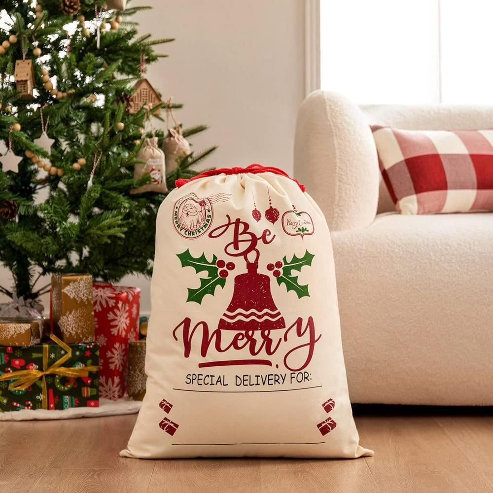 Be Merry Christmas Sack, Gift For Chidren, Christmas Bag Gift, Christmas Gift 2023