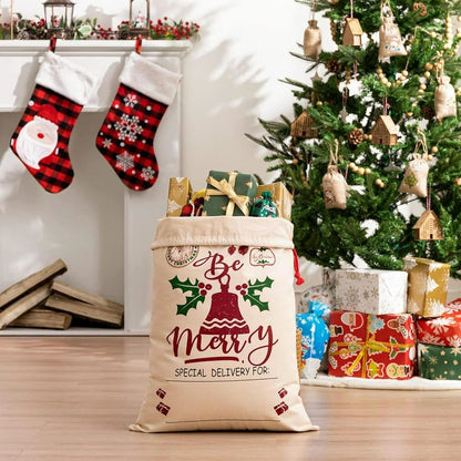 Be Merry Christmas Sack, Gift For Chidren, Christmas Bag Gift, Christmas Gift 2023