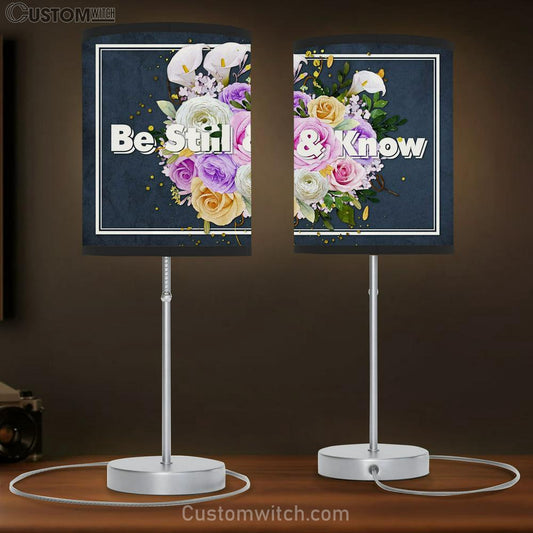 Be Still And Know Table Lamb Prints - Religious Wall Decor - Christian Table Lamb Gift