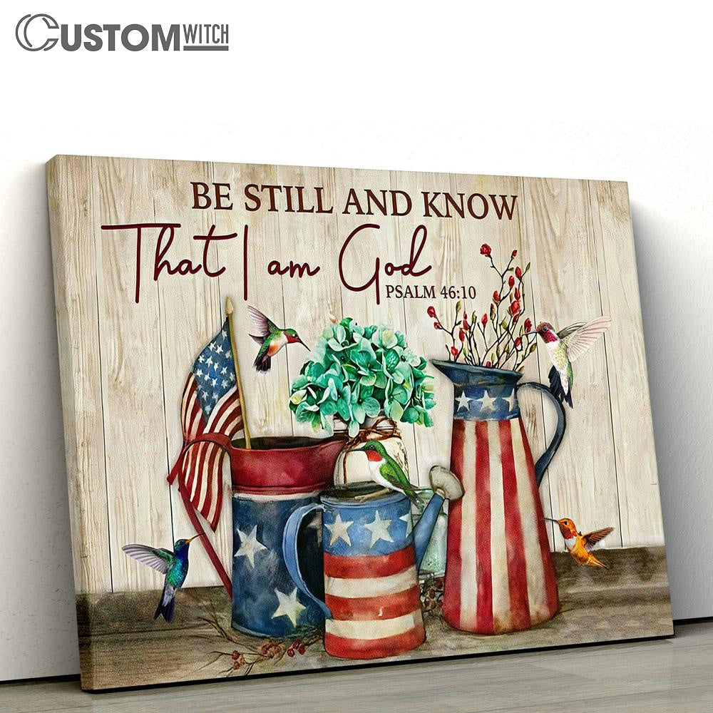 Be Still And Know Psalm 46 10 Canvas Wall Art - Christian Wall Canvas - Scripture Canvas Prints