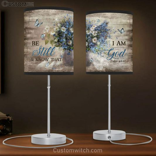 Be Still And Know That I Am God Table Lamb Prints - Religious Table Lamb Art - Christian Home Decor