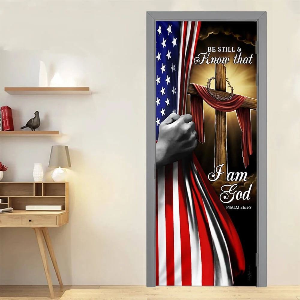 Be Still And Know That I Am God Door Cover, Christian Door Decor, Door Christian Church, Christian Door Plaques