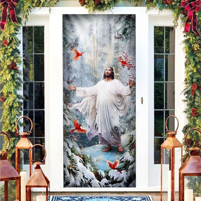 Be Still And Know That I Am God, Jesus Christmas American Door Cover, Christian Door Decor, Door Christian Church, Christian Door Plaques