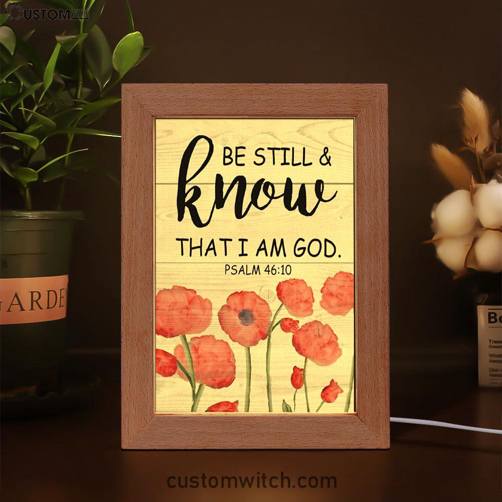 Be Still And Know That I Am God Psalm 4610 Bible Verse Decor Art - Bible Verse Decor - Scripture Art