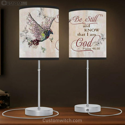 Be Still And Know That I Am God Psalm 4610 Sparrow Bible Verse Lamb Gift - Christian Bedroom Decor