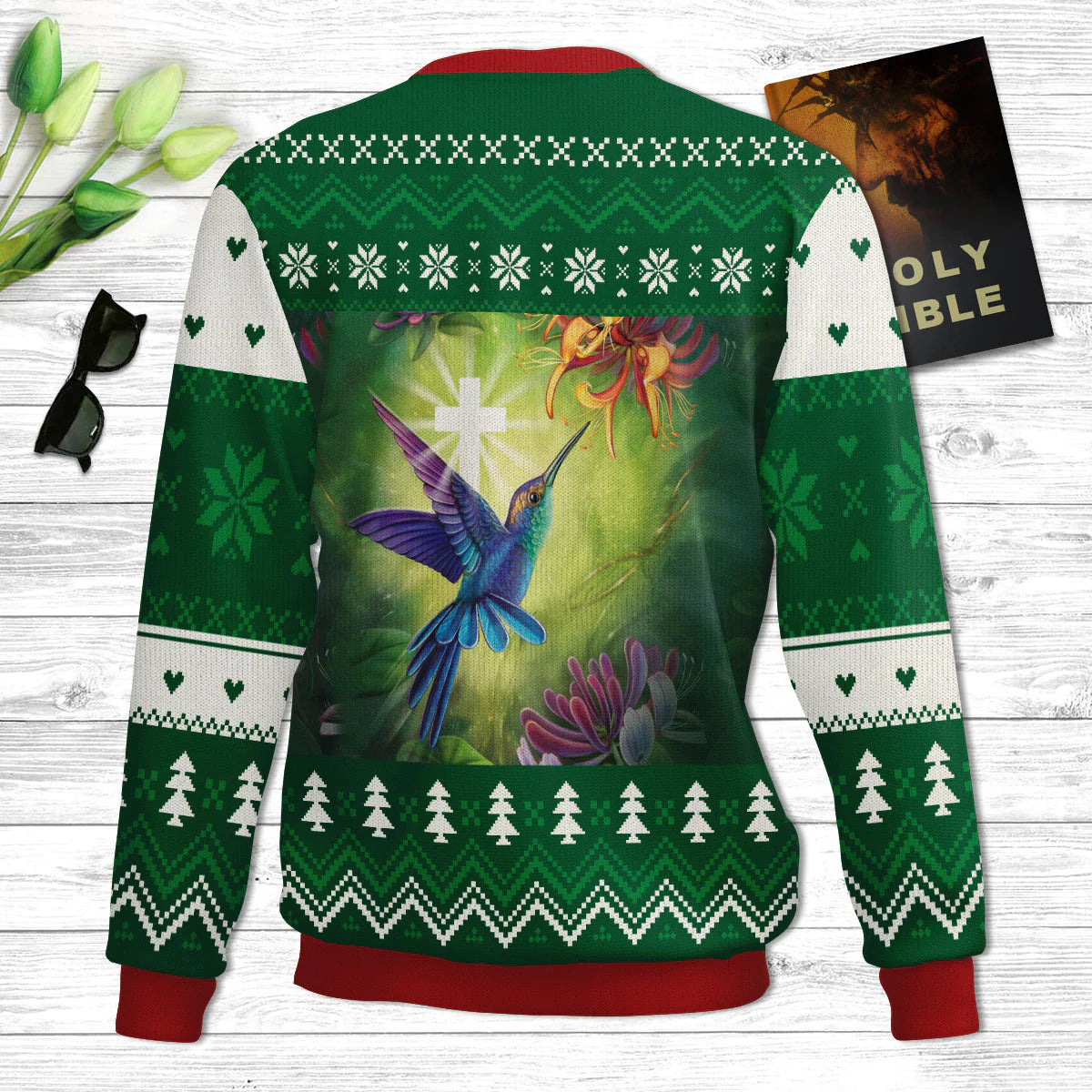 Be Still And Know That I Am God Psalm 4610 Ugly Christmas Sweater - Christian Unisex Sweater - Religious Christmas Gift