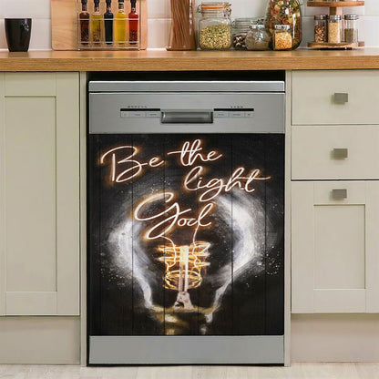 Be The Light God Dishwasher Cover, Christian Dishwasher Magnet Cover, Religious Kitchen Decor