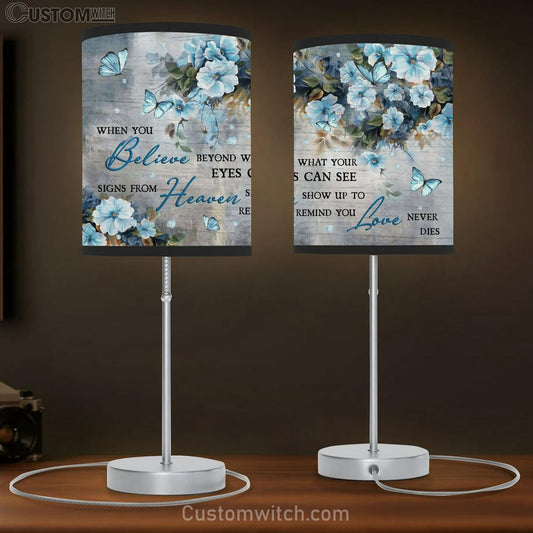 Beautiful Flower Signs From Heaven Show Up To Remind You Love Never Dies Table Lamb