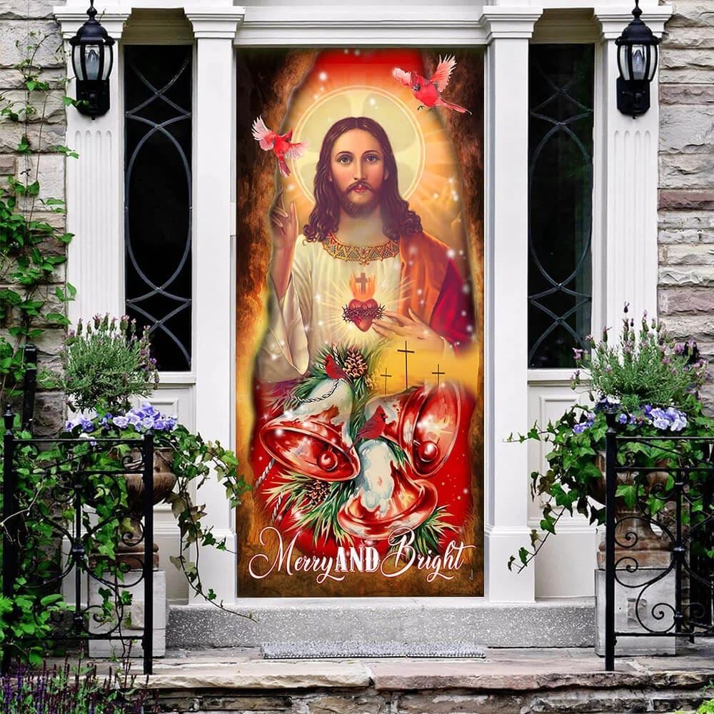 Beautiful Jesus Christ Door Cover, Christian Door Decor, Door Christian Church, Christian Door Plaques