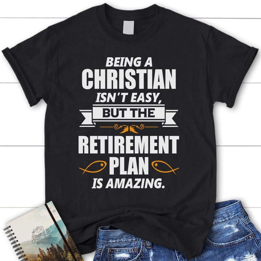 Being A Christian Is Not Easy Womens Christian T Shirt, Blessed T Shirt, Bible T shirt, T shirt Women