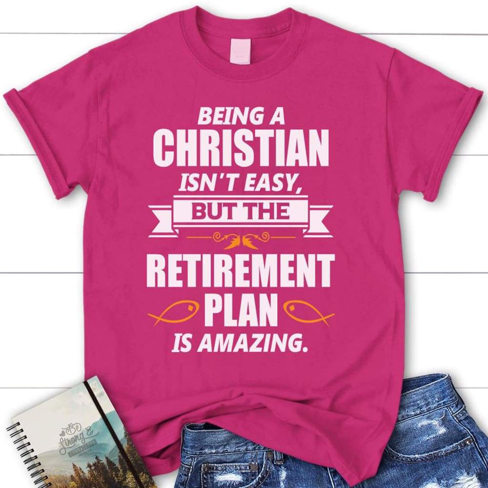 Being A Christian Is Not Easy Womens Christian T Shirt, Blessed T Shirt, Bible T shirt, T shirt Women